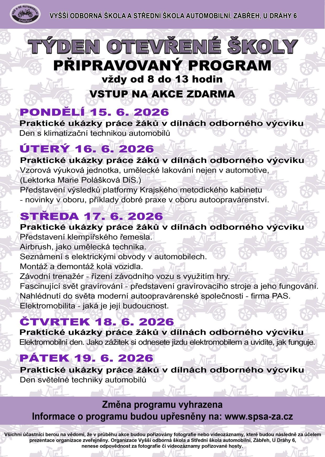 týden otevřených dveří