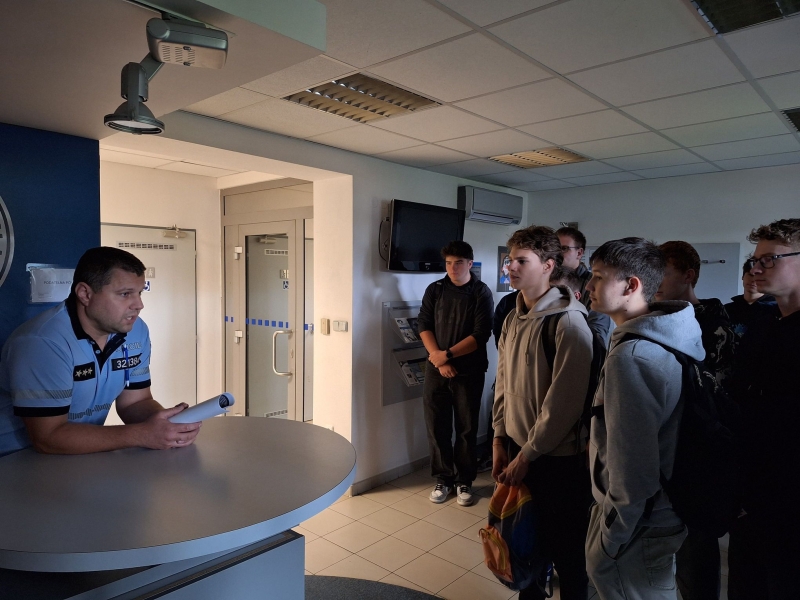 Odborná exkurze na OO PČR Zábřeh pro třídu 2.TB 