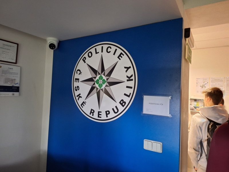 Odborná exkurze na OO PČR Zábřeh pro třídu 2.TB 