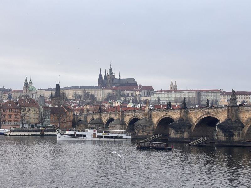 Technika, historie a vánoční Praha: exkurze tříd 2.TA a 3.AA