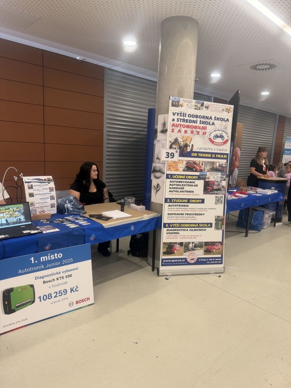Naše škola podpořila technické vzdělávání na olomoucké Floře
